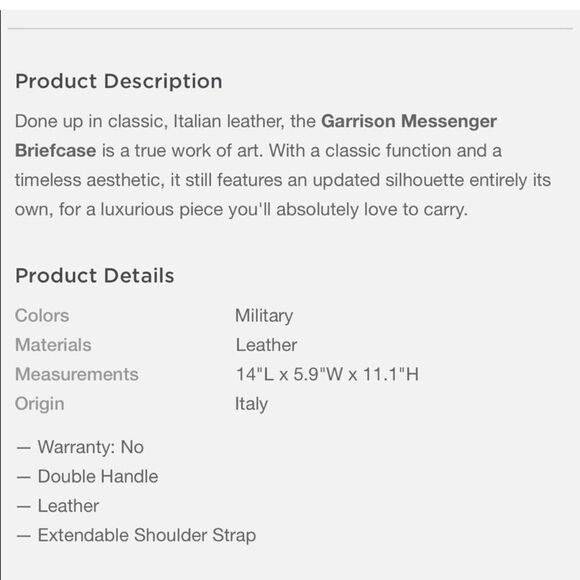 Neil Barrett Garrison Briefcase/Messenger Bag - Picture 2 of 13